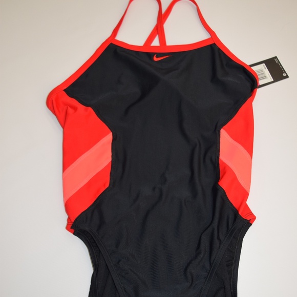 nike color block swimsuit